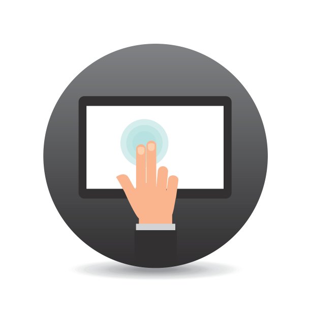手指触摸设备图标图片下载