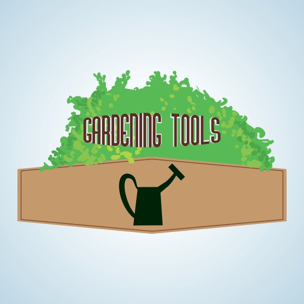 园林设计工具概念自然图标图片下载