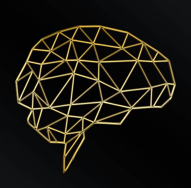 有趣的插图金脑艺术图片下载