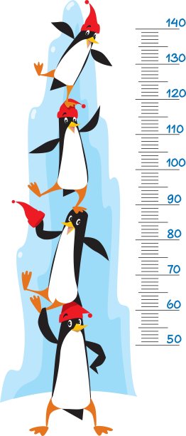 米墙与有趣的企鹅靠近冰岩石图片下载