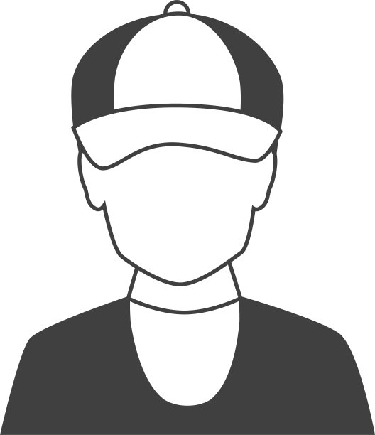 男性轮廓图标图片下载