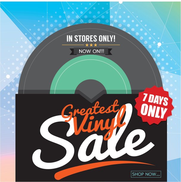 最大的乙烯基促销横幅图片下载