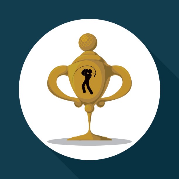 高尔夫设计运动图标孤立图片下载