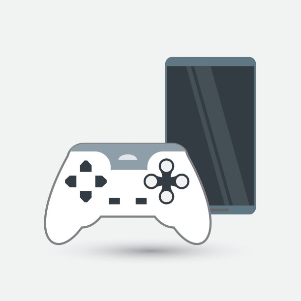 孤立的游戏设计技术图标图片下载