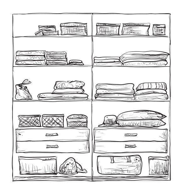 衣柜效果图室内配衣服图片下载