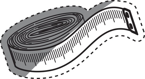 缝纫卷尺图片下载