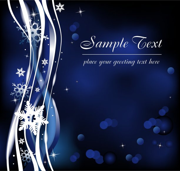 圣诞节的蓝色背景图片下载