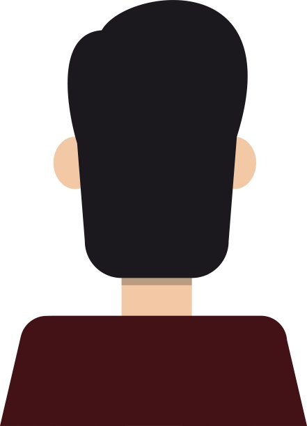 男人后视镜图标图片下载