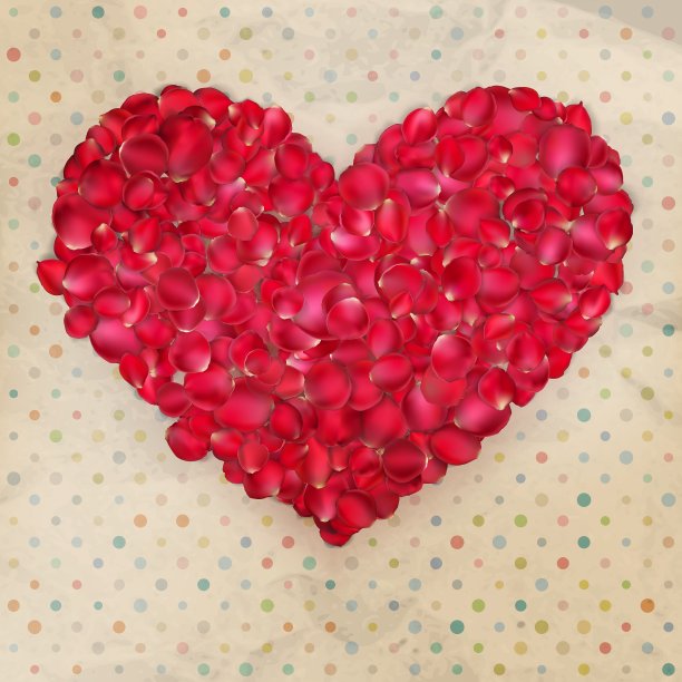 背景与心脏EPS 10图片下载