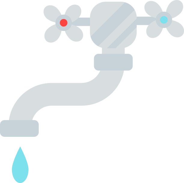 洗脸盆浴室卡通平图片下载