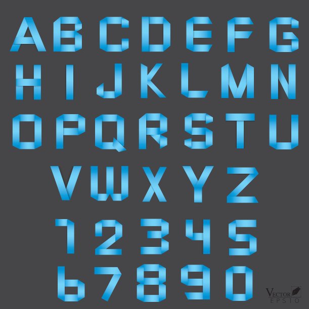 字体字母组图片下载