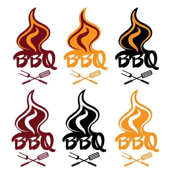 一套BBQ设计模板图片下载