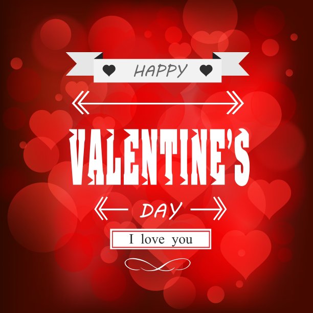 情人节贺卡背景快乐图片下载