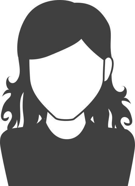 女娃女发人脸头像图片下载