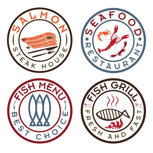 鱼和海鲜烧烤套餐图片下载