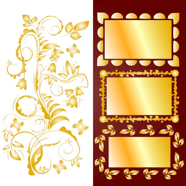 装饰设计元素和框架图片下载