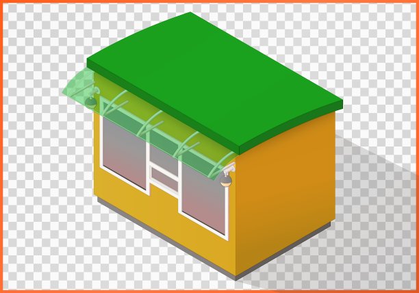 商店平面亭3d图片下载