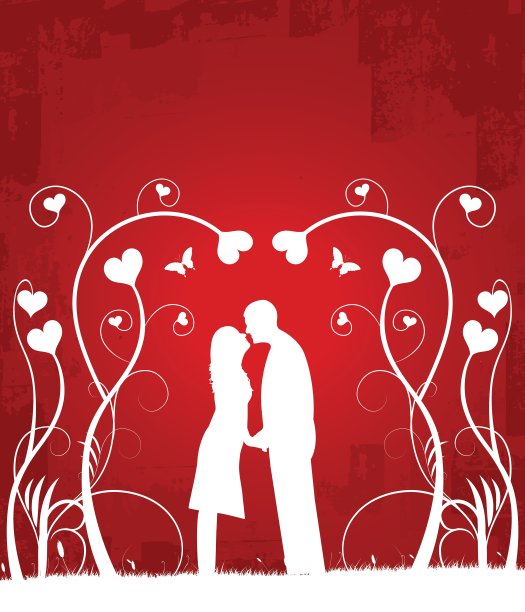 情侣亲吻|红2图片下载