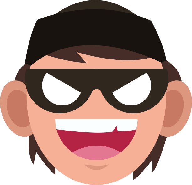 戴着面具的罪犯图片下载