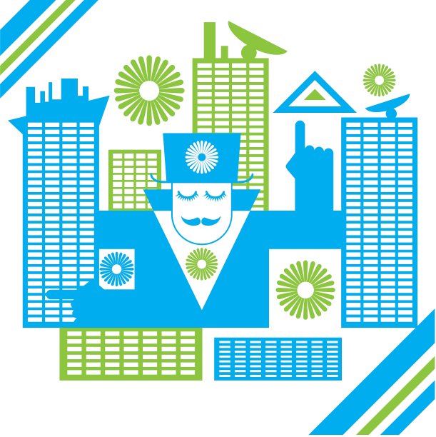 城市中的抽象男性图片下载