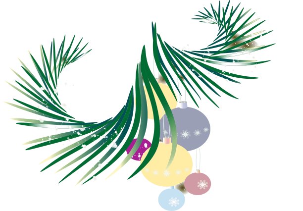 树枝云杉和圣诞玩具图片下载