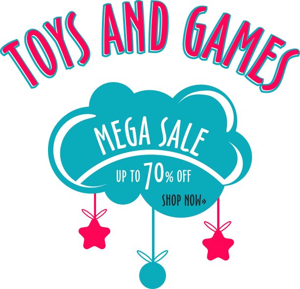 玩具和游戏的销售标签与玩具图片下载
