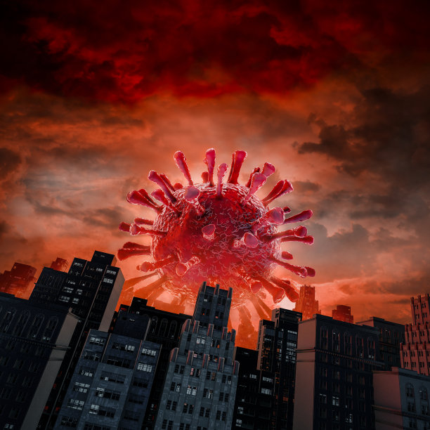 2019冠状病毒病城市隔离禁闭概念图片下载