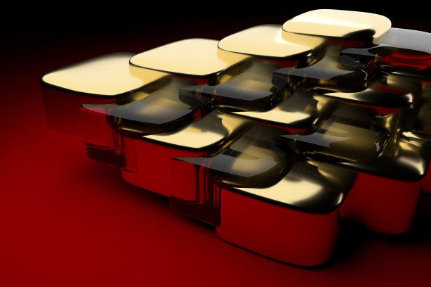 红色和金色图片下载