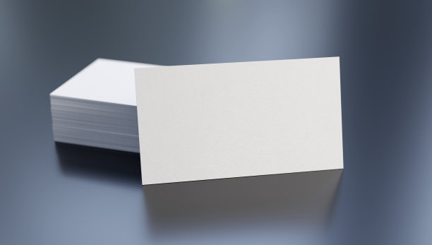 名片模板的品牌标识。3 d渲染。图片下载