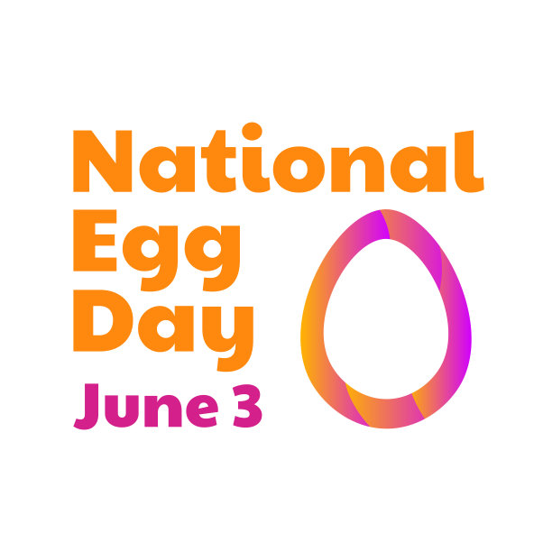国家蛋的一天。6月3日。模板的背景，旗帜，卡片，海报与文字题词。向量EPS10插图。图片下载
