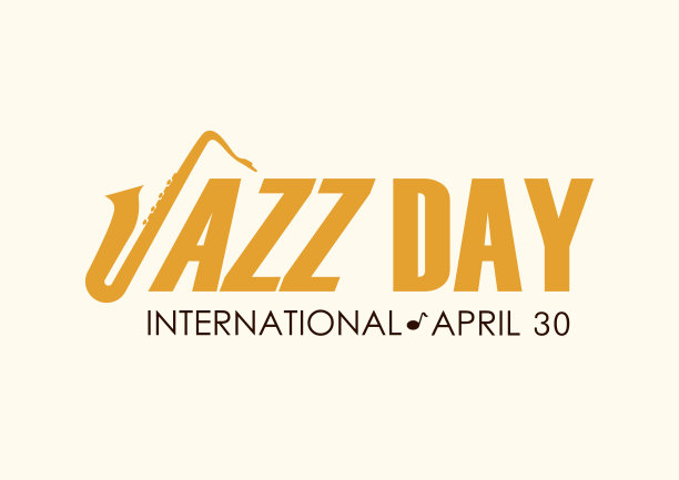 国际爵士日矢量图片下载