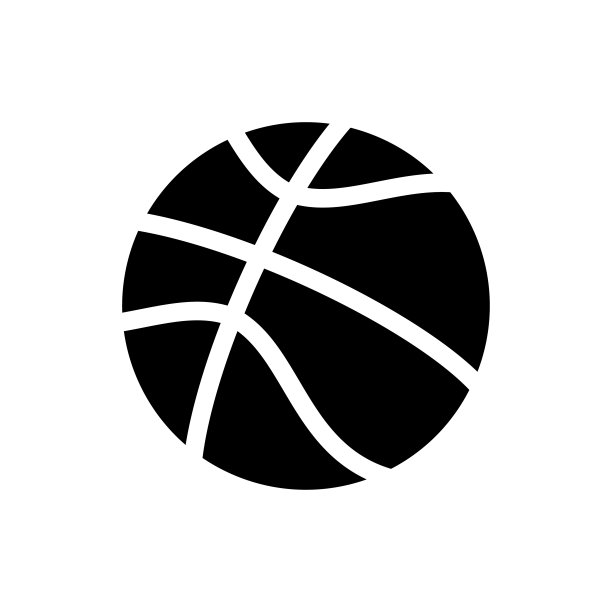 篮球图标平面矢量模板设计流行图片下载