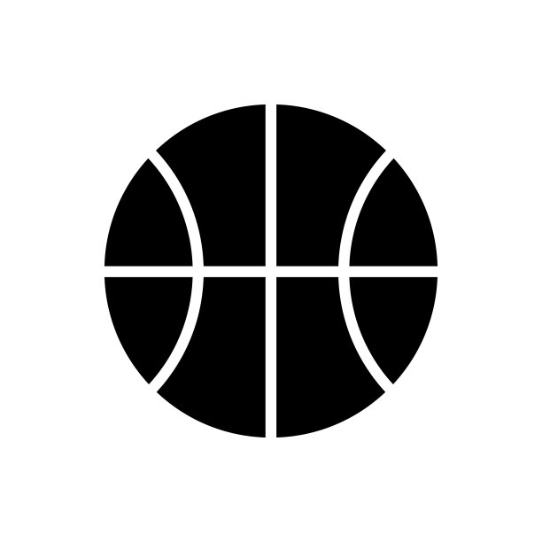 篮球图标平面矢量模板设计流行图片下载