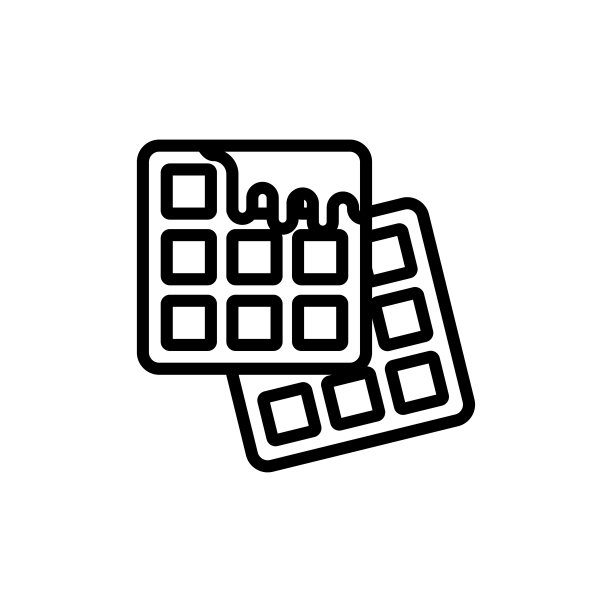 华夫图标平面矢量模板设计流行图片下载