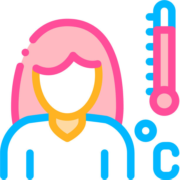高温妊娠症状图标图片下载