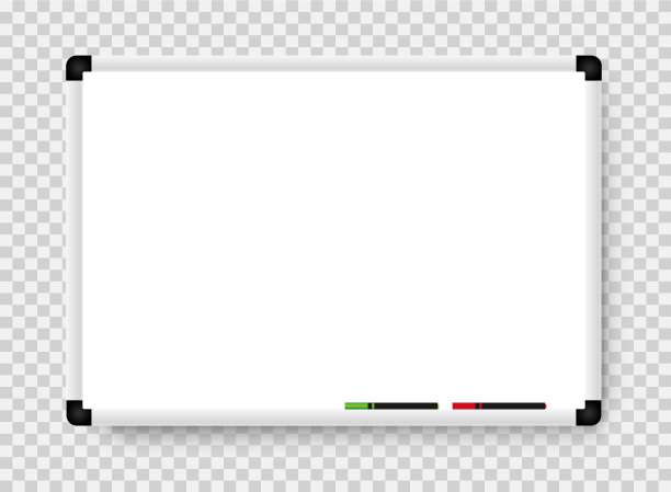 空白白板上透明图片下载