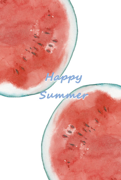 西瓜贺卡图片下载