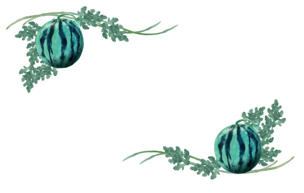 西瓜框架素材图片