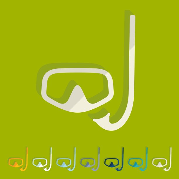 平面设计的面具图片下载