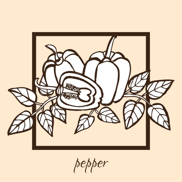 手绘辣椒图片下载