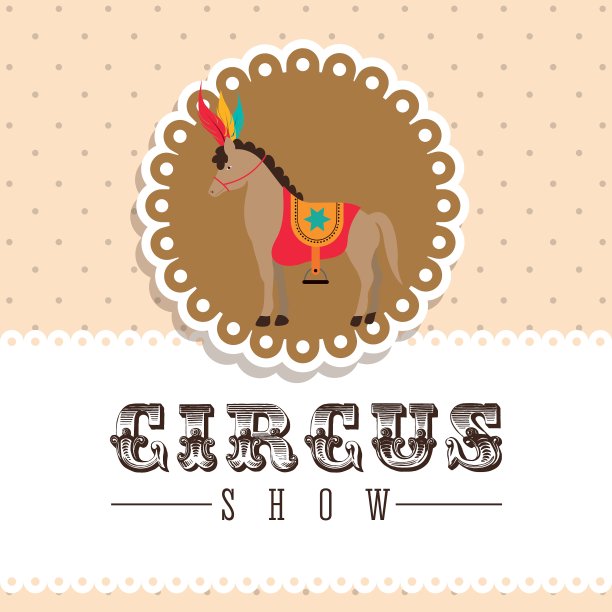 壮观的马戏团表演设计图片下载