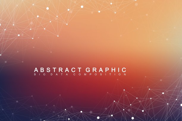 几何图形背景分子和图片下载