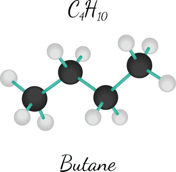 C4H10丁烷分子图片下载