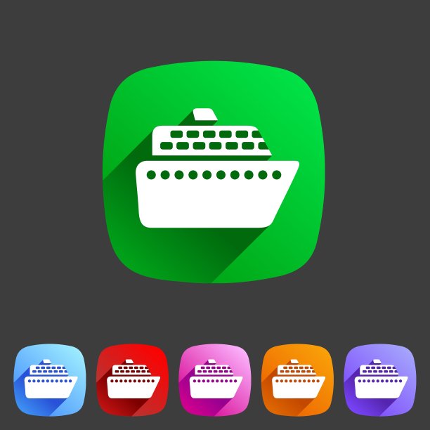 船摆渡船的标志设置图片下载