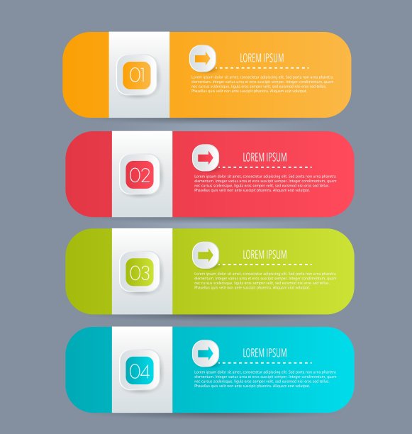 的业务信息图选项卡模板图片下载