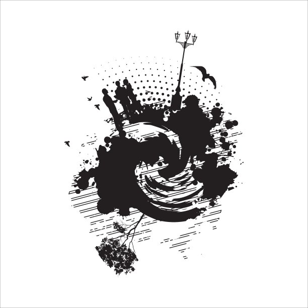 商务人士以抽象的方式交流图片下载