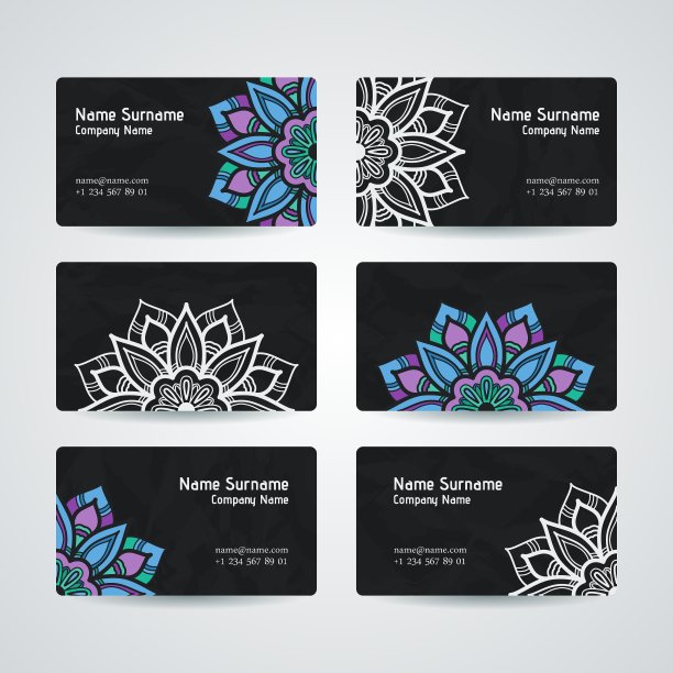 一套设计模板与名片图片下载