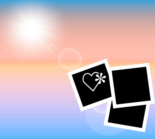 在海边度假的照片图片下载