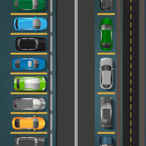 城市停车的形象图片下载