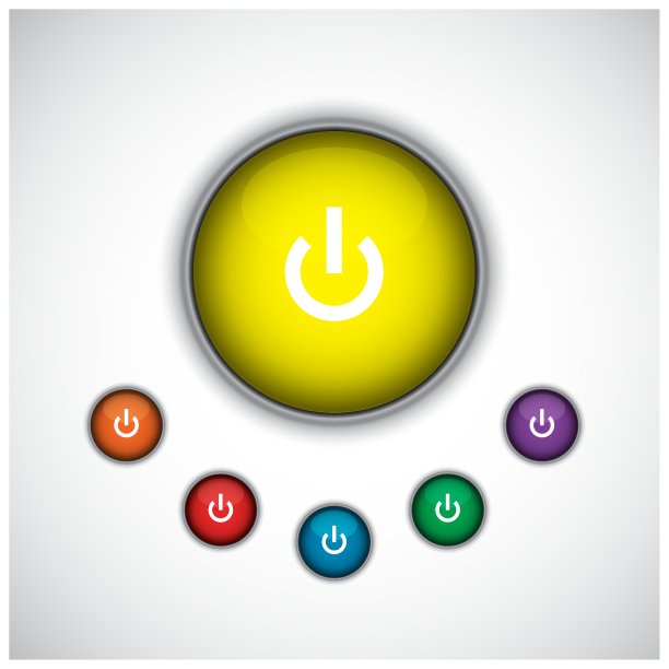 黄色按钮图片下载